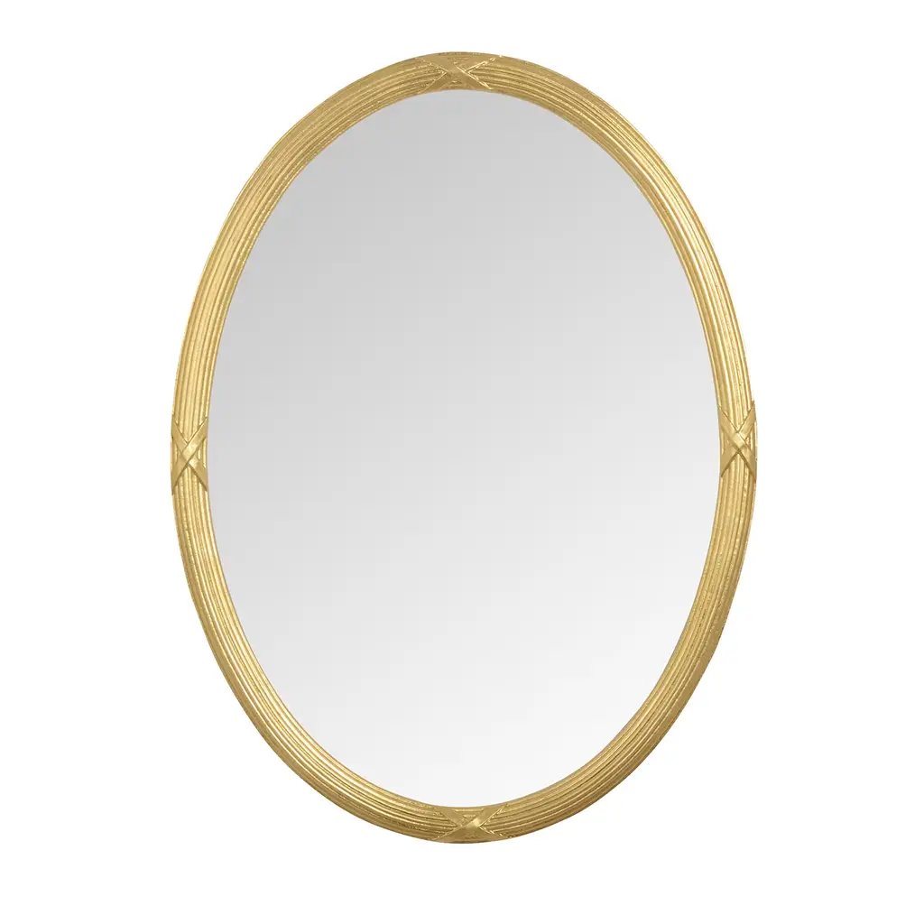 Castore Oval Gold Mirror