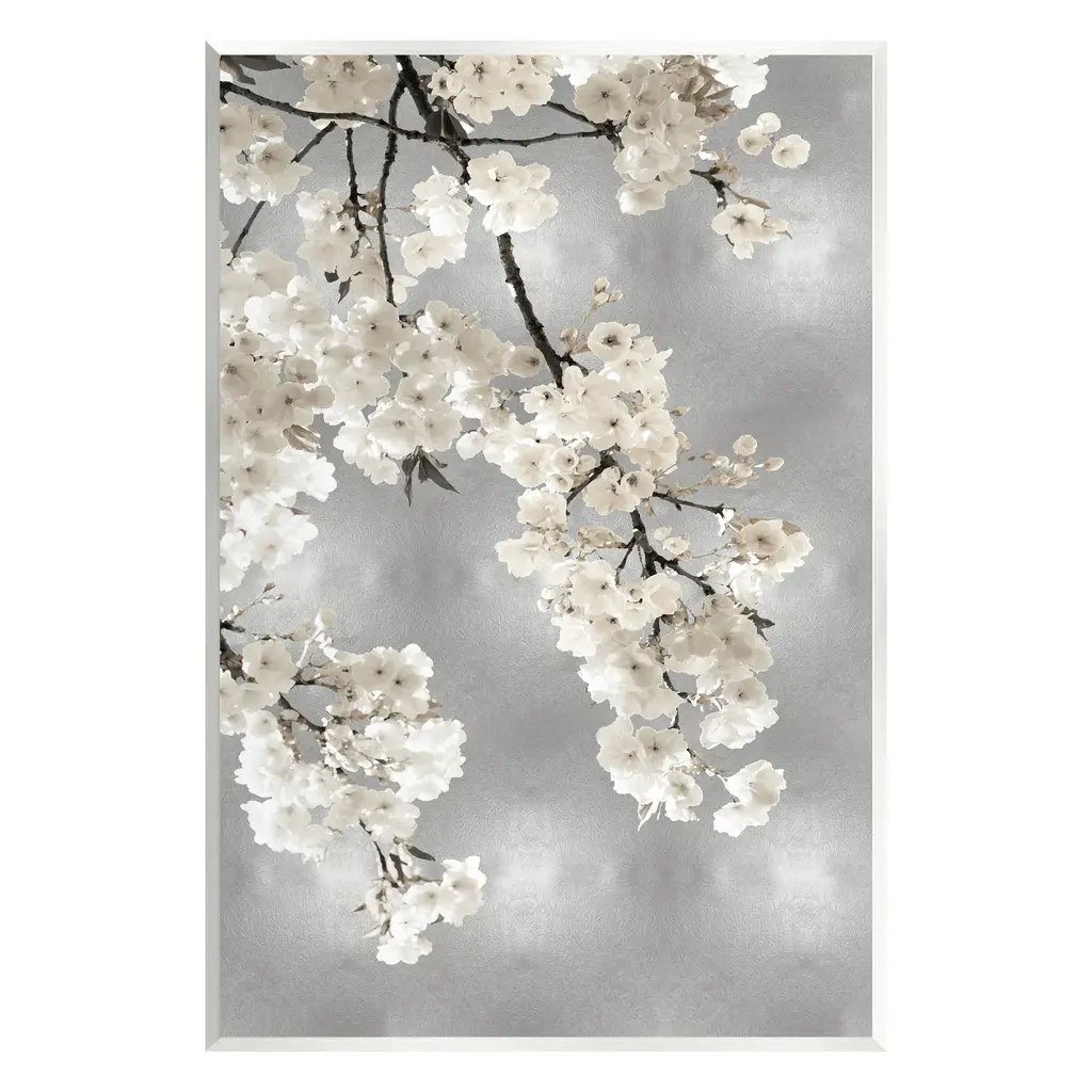 Stupell Modern White Cherry Blossoms Wall Plaque Art Kate Bennett - 10 X 15