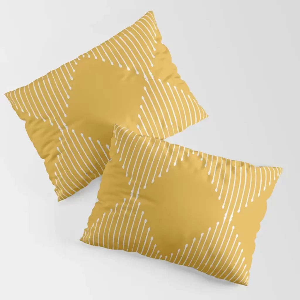 Geo (Yellow) Pillow Sham