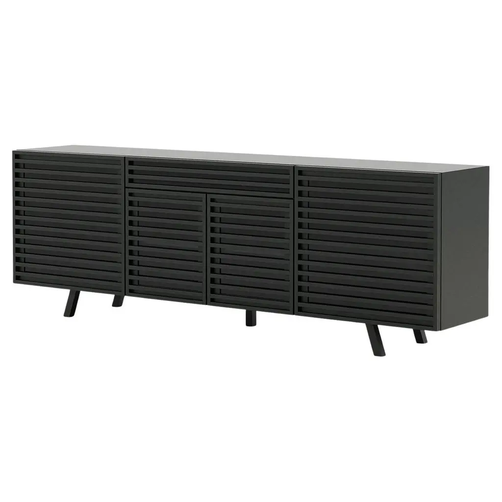 Blind Black Sideboard