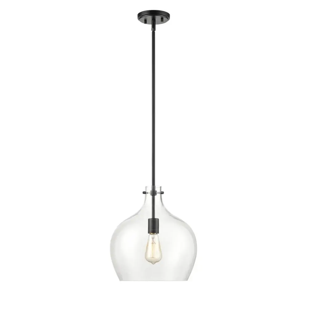 Millennium Lighting 1 - Light Pendant In  Matte Black