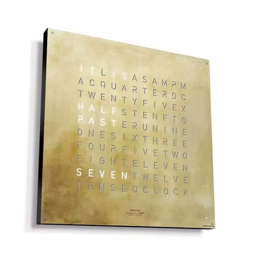 Earth 45 Creator ́S Edition Gold Wall Clock With Black Body