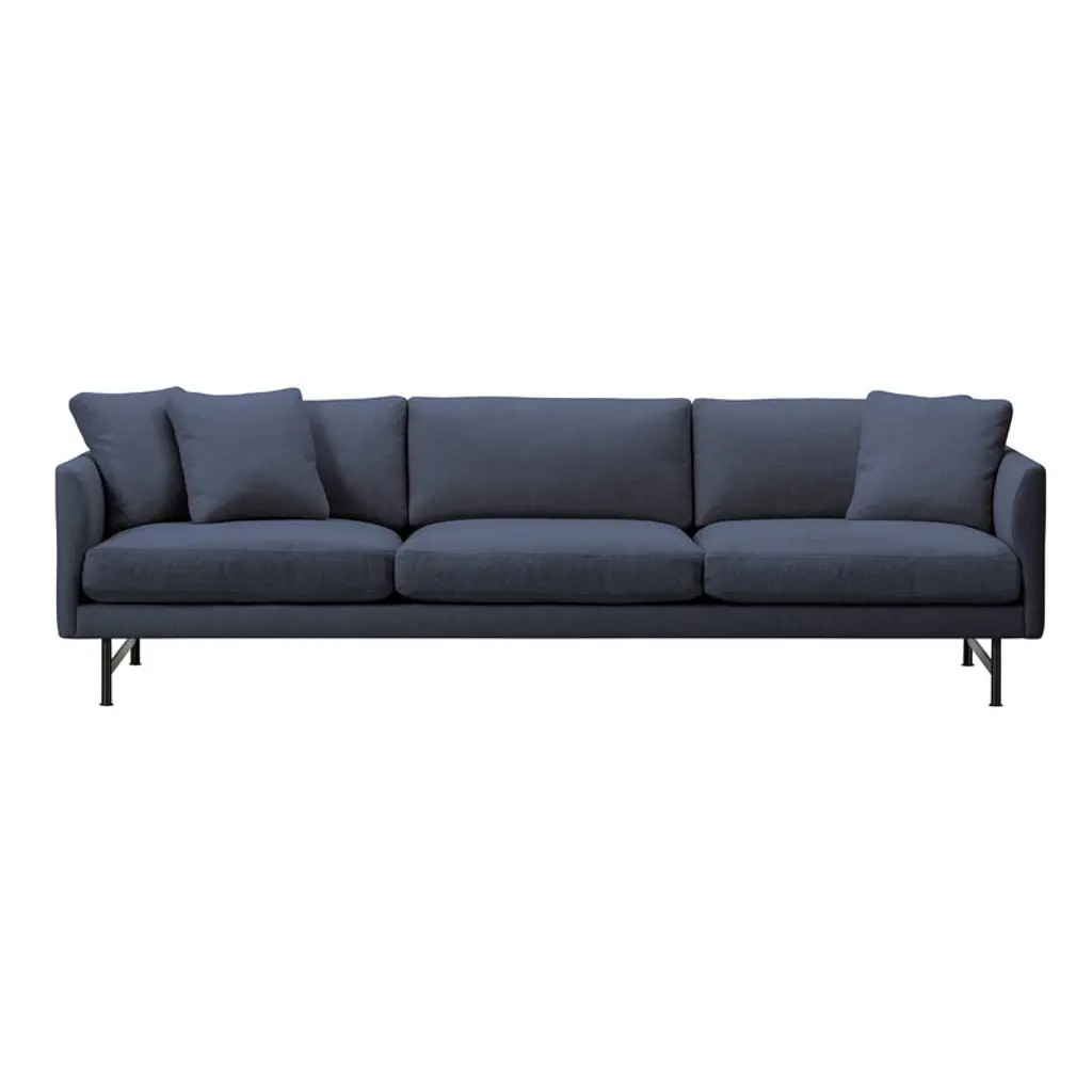 Calmo 80 Sofa, 3-seater, Black Steel - Sunniva 783