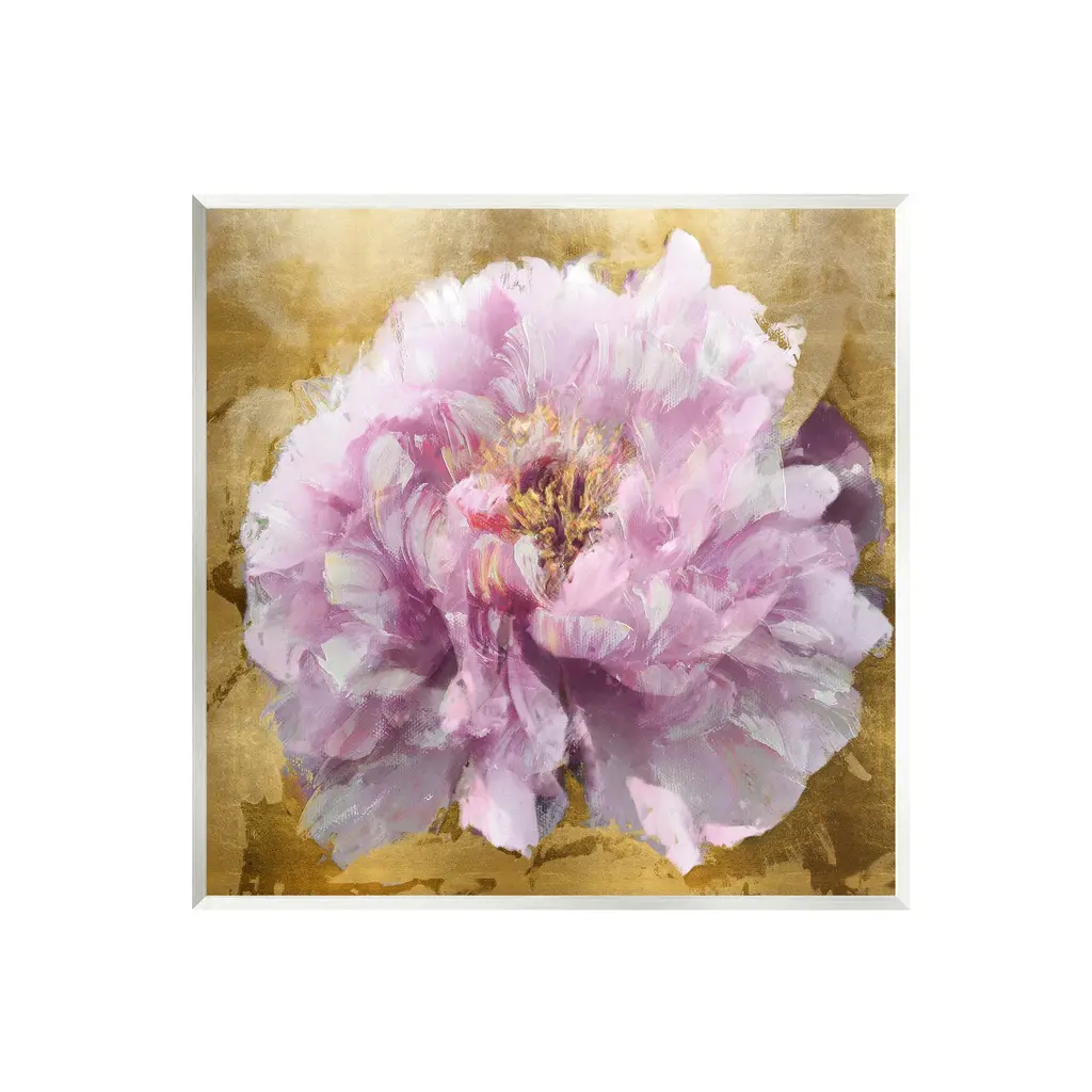 Stupell Abstract Glam Peony Wall Plaque Art Shawna Sullivan - 12 X 12