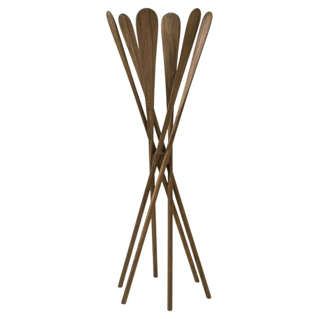 Veneziano Solid Wood Coat Hanger By C.r. & S., Made In Italy