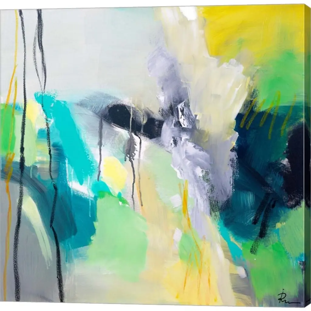 Ira Ivanova 'Interpretation 4' Canvas Art - 24 X 24