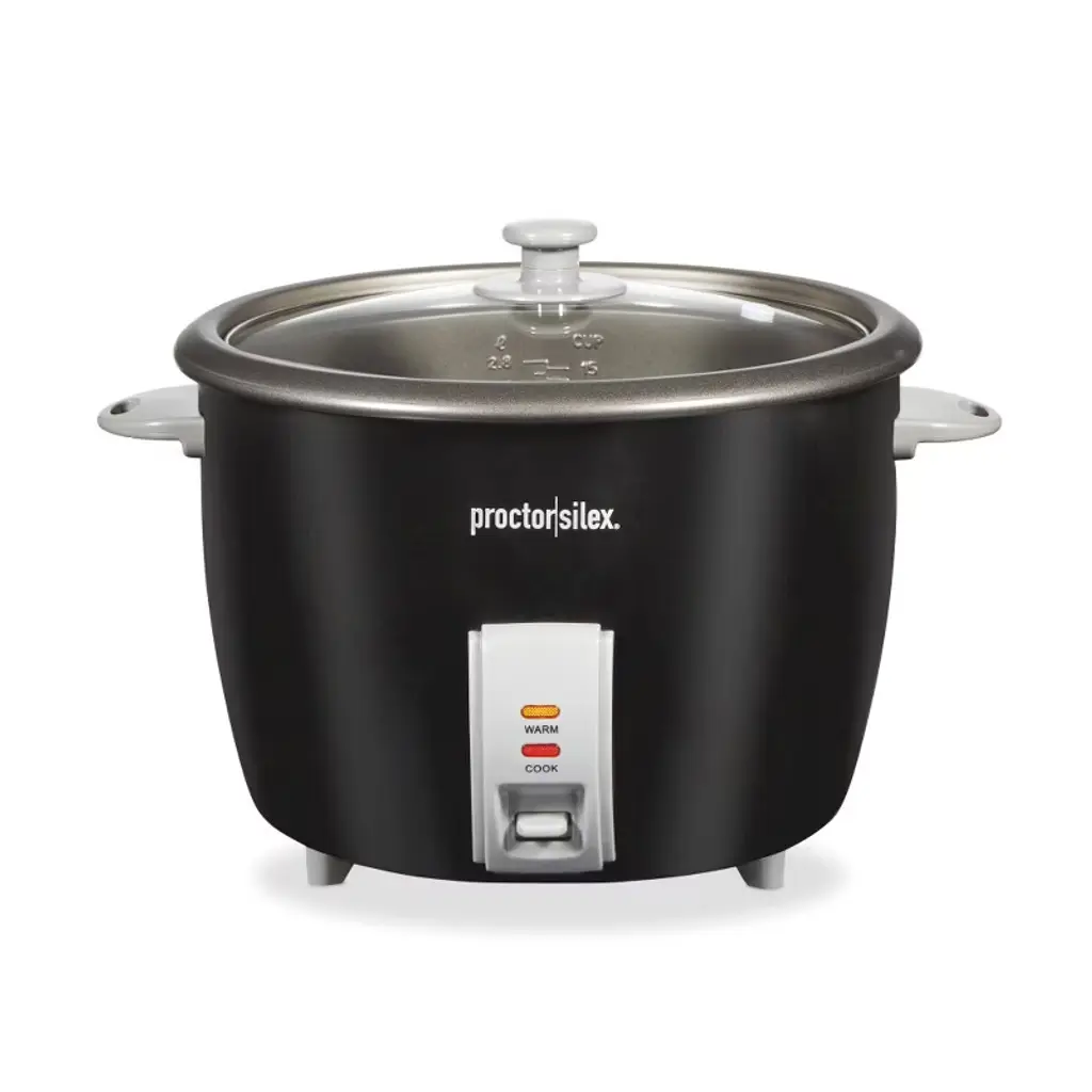 Proctor Silex 30 Cup Rice Cooker & Steamer - 37555: 1000w, Stay-cool Handles, Dishwasher-safe Parts, Removable Bowl