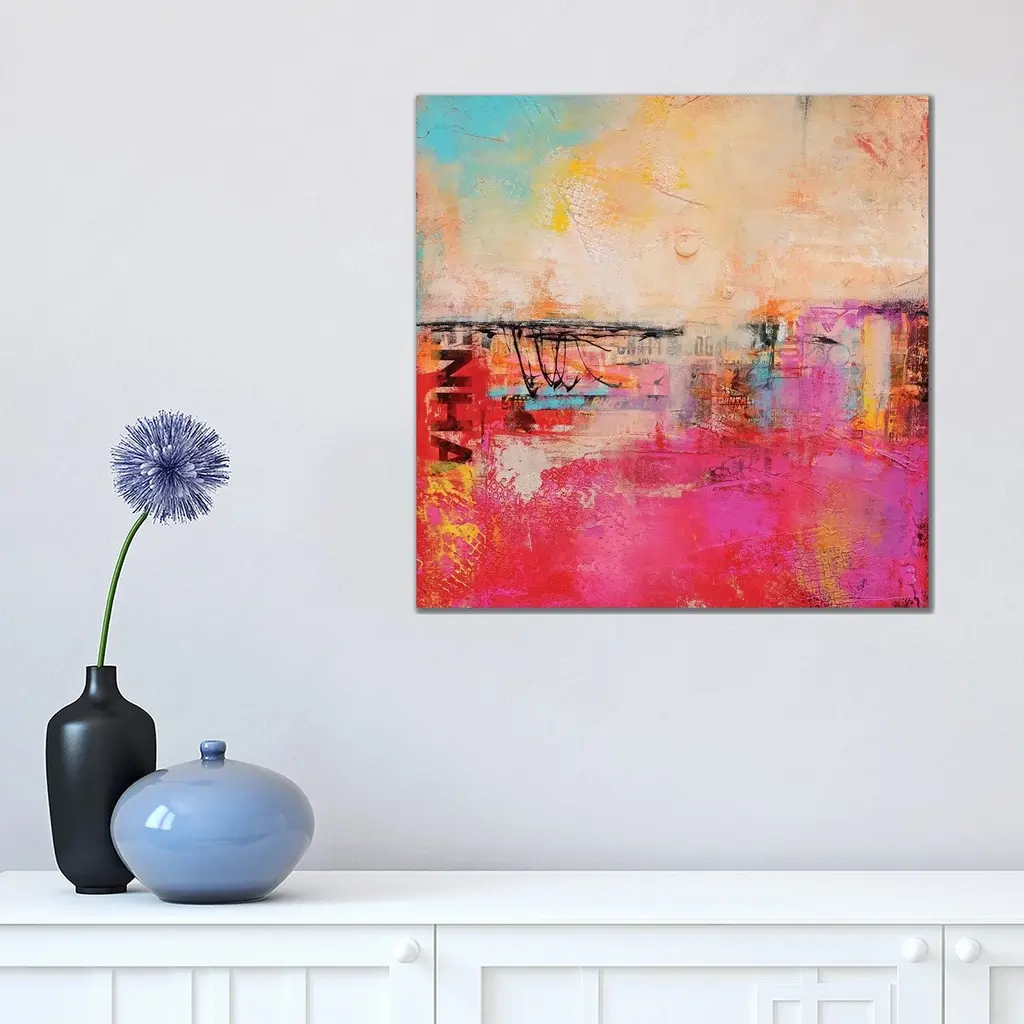 Icanvas "Urban Poetry Ii" By Erin Ashley Canvas Print - 37x37x1.5