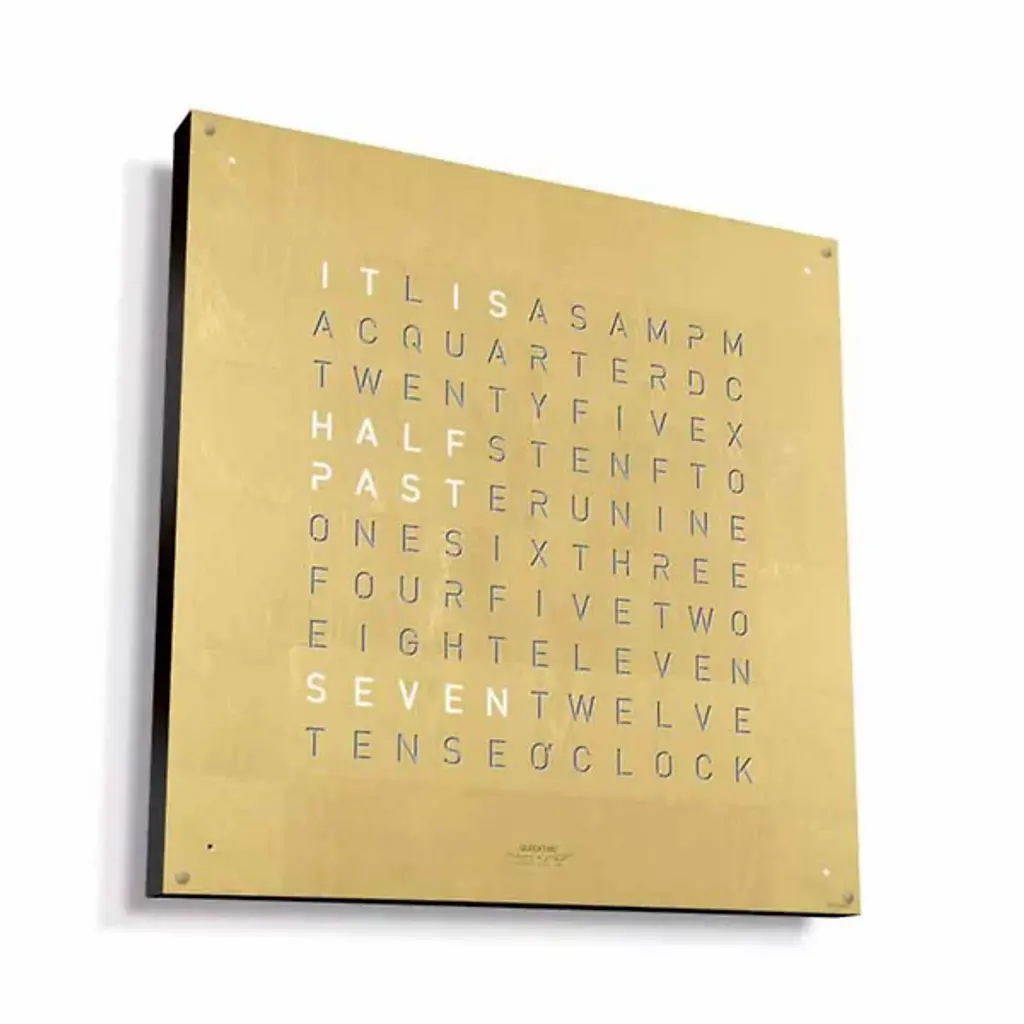 Earth 45 Creator ́S Edition Gold Wall Clock With Black Body