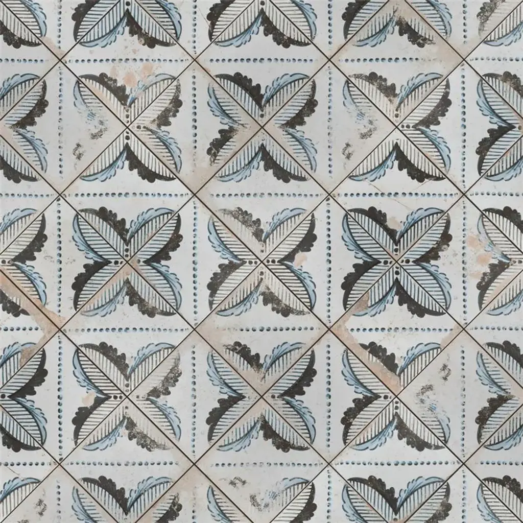 Merola Tile Kings Root Pinnate 17-5/8" X 17-5/8" Ceramic Floor And Wall Tile - Sample Swatch