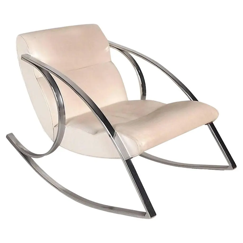 Samton Metal Chrome Rocking Chair