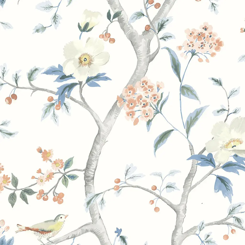 Floral Trail Peel-And-Stick Luxe Haven Wallpaper