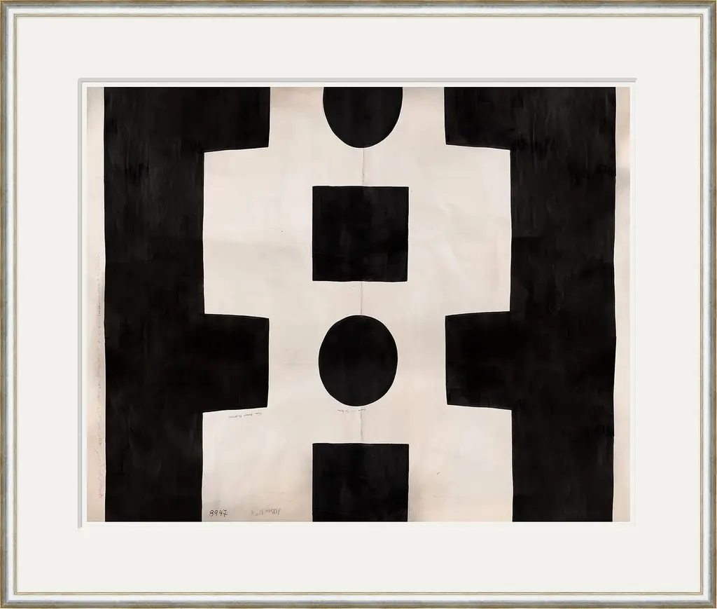 Paule Marrot, Black And White Abstract Variation I