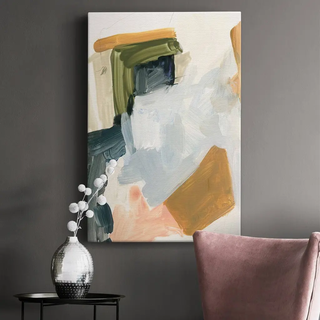 Palette Meld I Premium Gallery Wrapped Canvas - Ready To Hang - 18x27