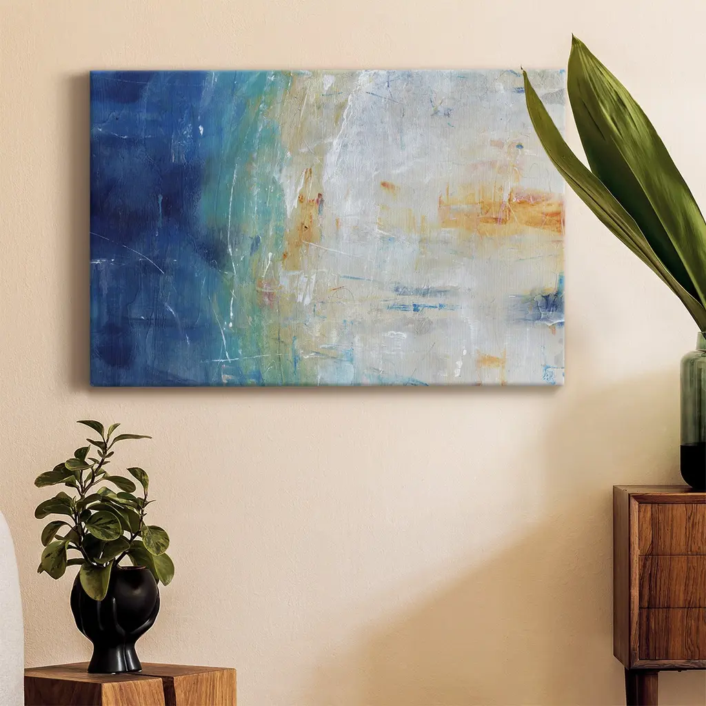 Blue Grotto Ii Premium Gallery Wrapped Canvas - Ready To Hang - 18x27