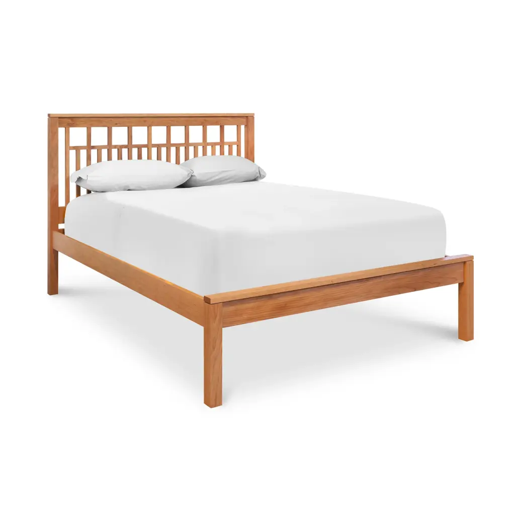 Modern American Trellis Low Footboard Bed