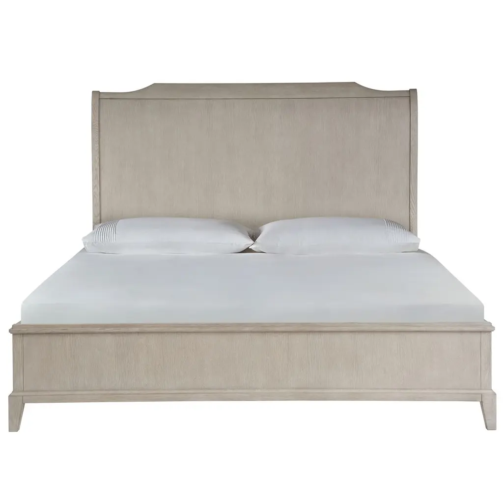 Kyna Panel Sleigh Bed, Rolling Fog
