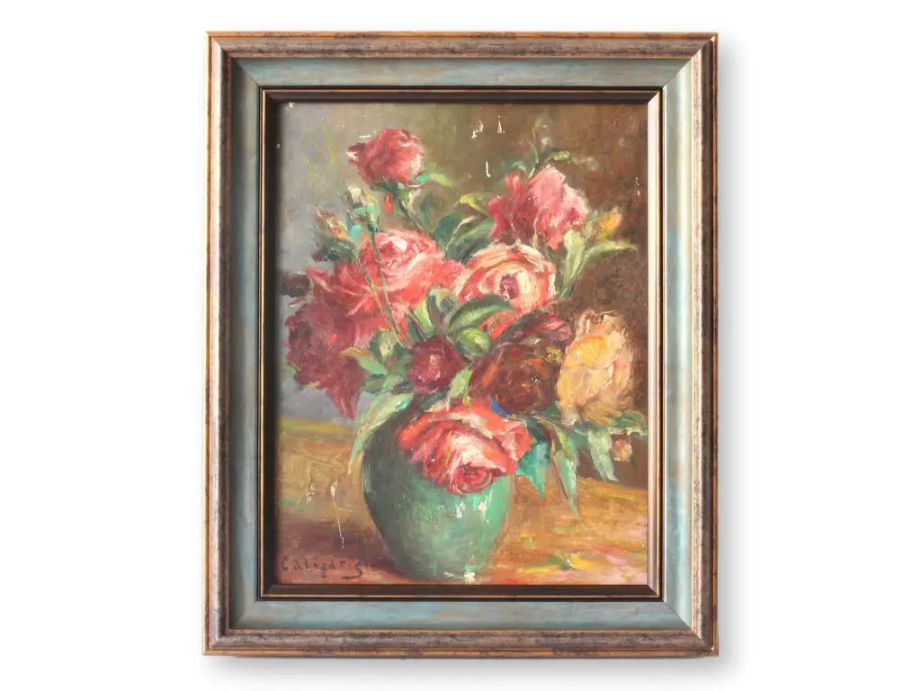 Midcentury French Floral Still Life