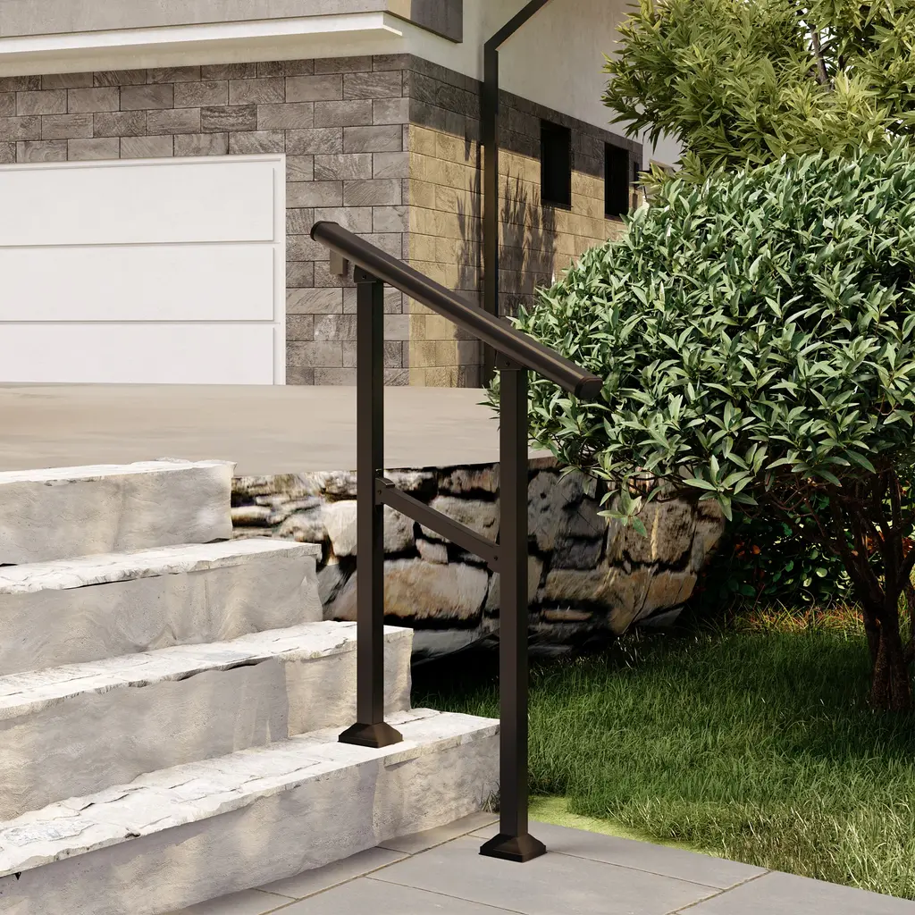 Handrails For Fit 0 Or 5 Steps Outdoor Steps - 1-2Steps