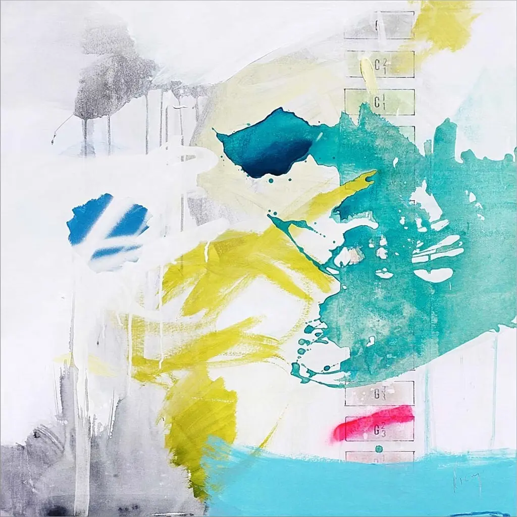 Alba Escayo 'Geologias' Canvas Art - 24 X 24