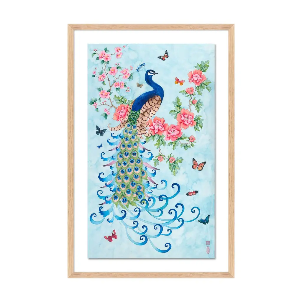 Gabby Malpas Art Nouveau Peacock 2 Painting