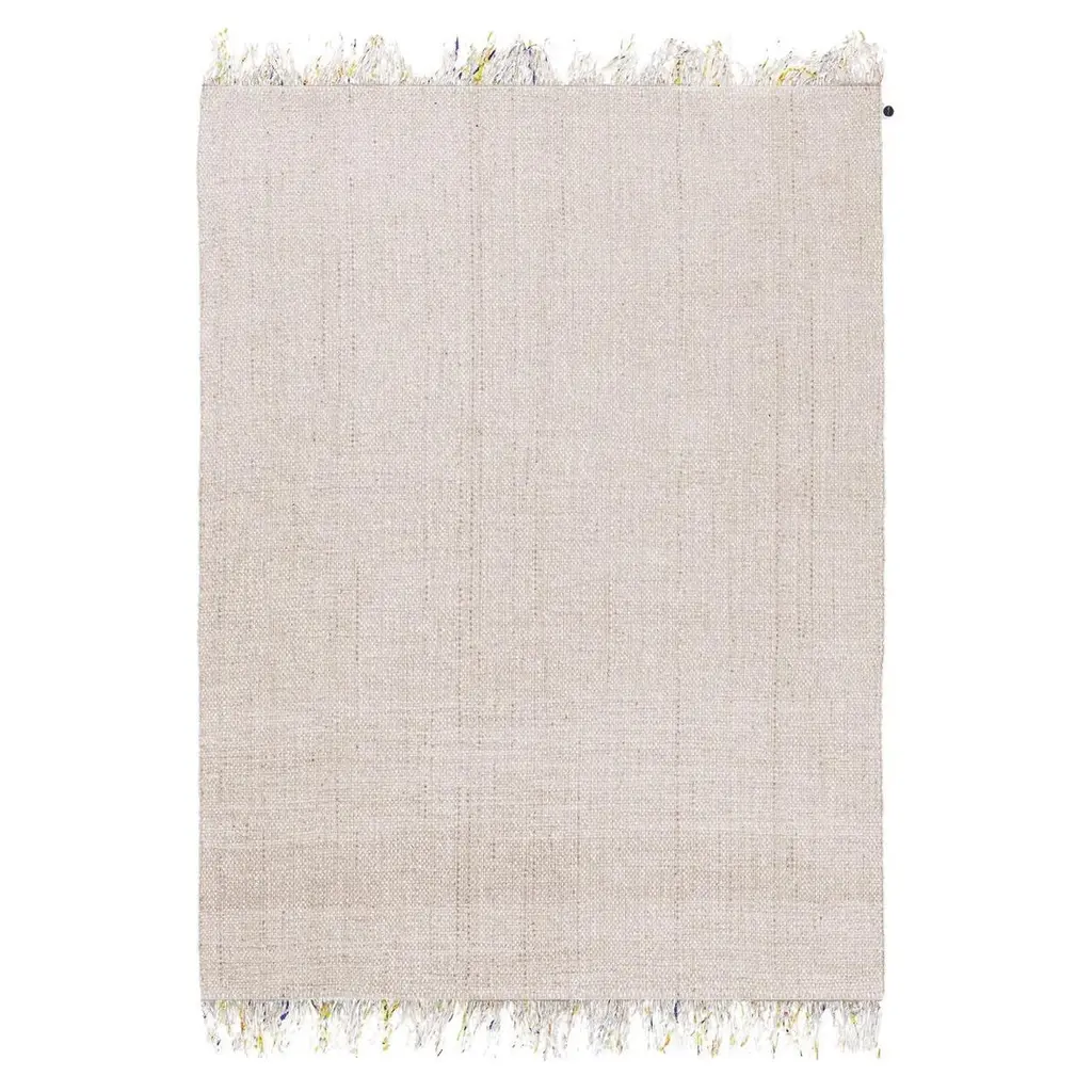 Candy Wrapper Rug_dining_white Sand / Award Winning Woven Rug By Jutta Werner