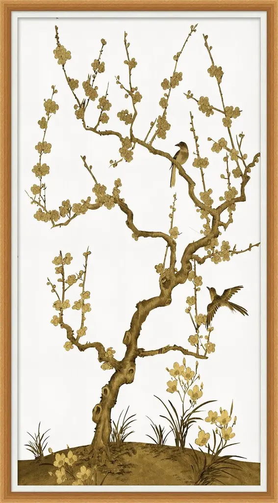 Lillian August, Gold Vine Chinoiserie Ii