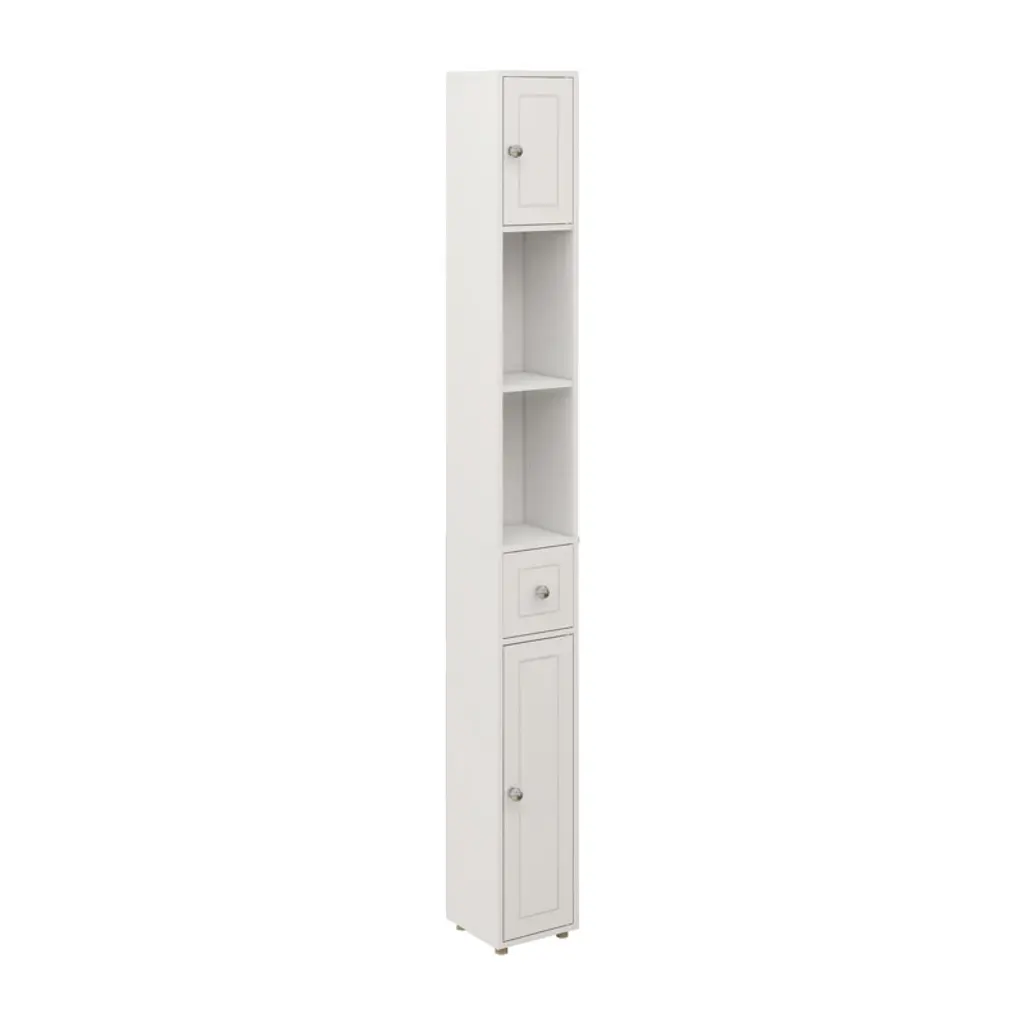 Ridstar 70.86 In. H White Bathroom Storage Cabinet With 1 Drawer, 2 Doors And 4 Adjustable Shelves
