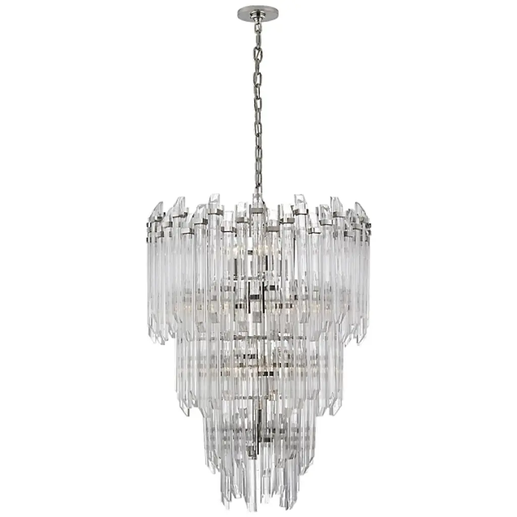 Adele Three Tier Waterfall Chandelier