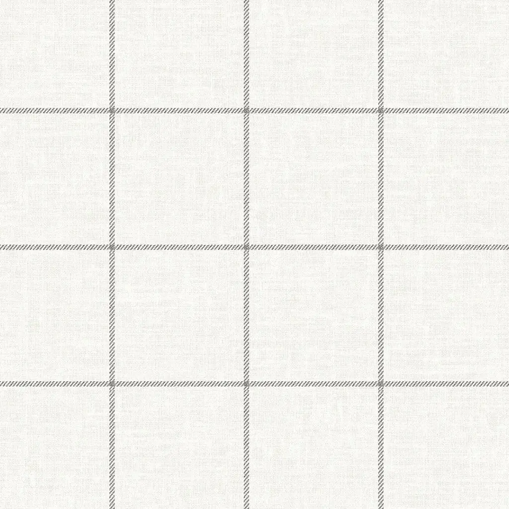 Linen Check Luxe Retreat Wallpaper