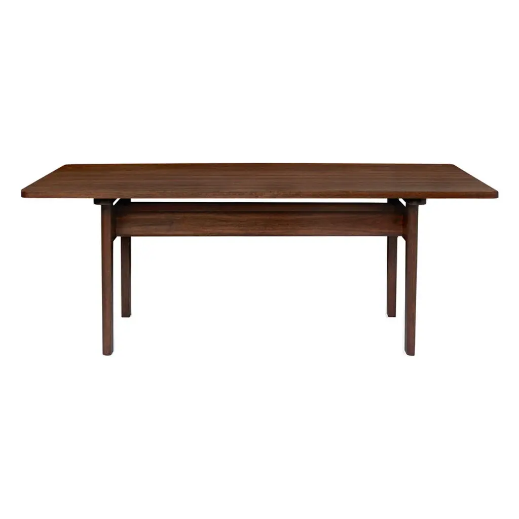 Bm0698 Asserbo Table, 95 X 190 Cm, Dark Oiled Eucalyptus