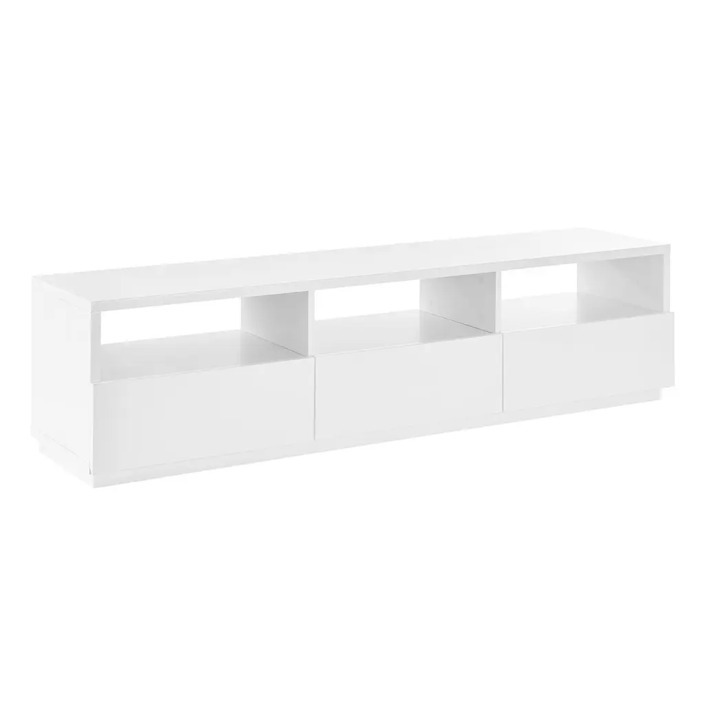 Lumiera Media Stand, High Gloss White