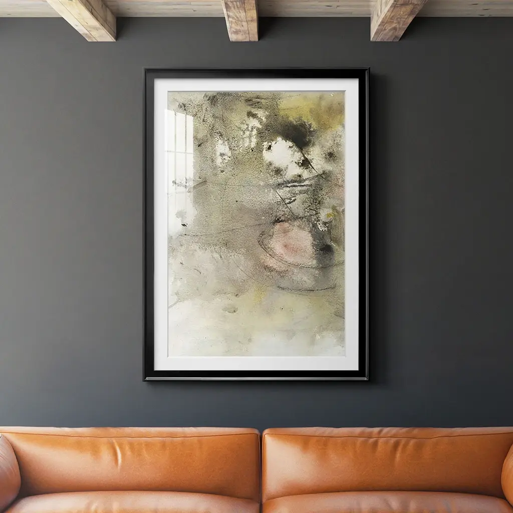 Soft Inspiration I Premium Framed Print - Ready To Hang - 22.5x30.5 - Gold