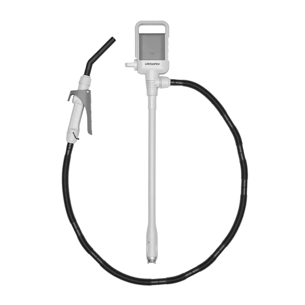 Deway Automatic Fuel Transfer Pump W/plastic Hose & Nozzle For Flow Control & Stop, Fits All Cans
