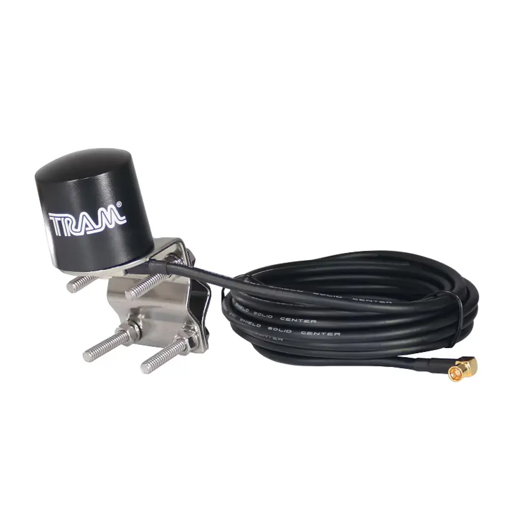 Tram® Satellite Radio Mirror-mount Low-profile Antenna With Rg58 Coaxial Cable And Smb-female Connector In Black