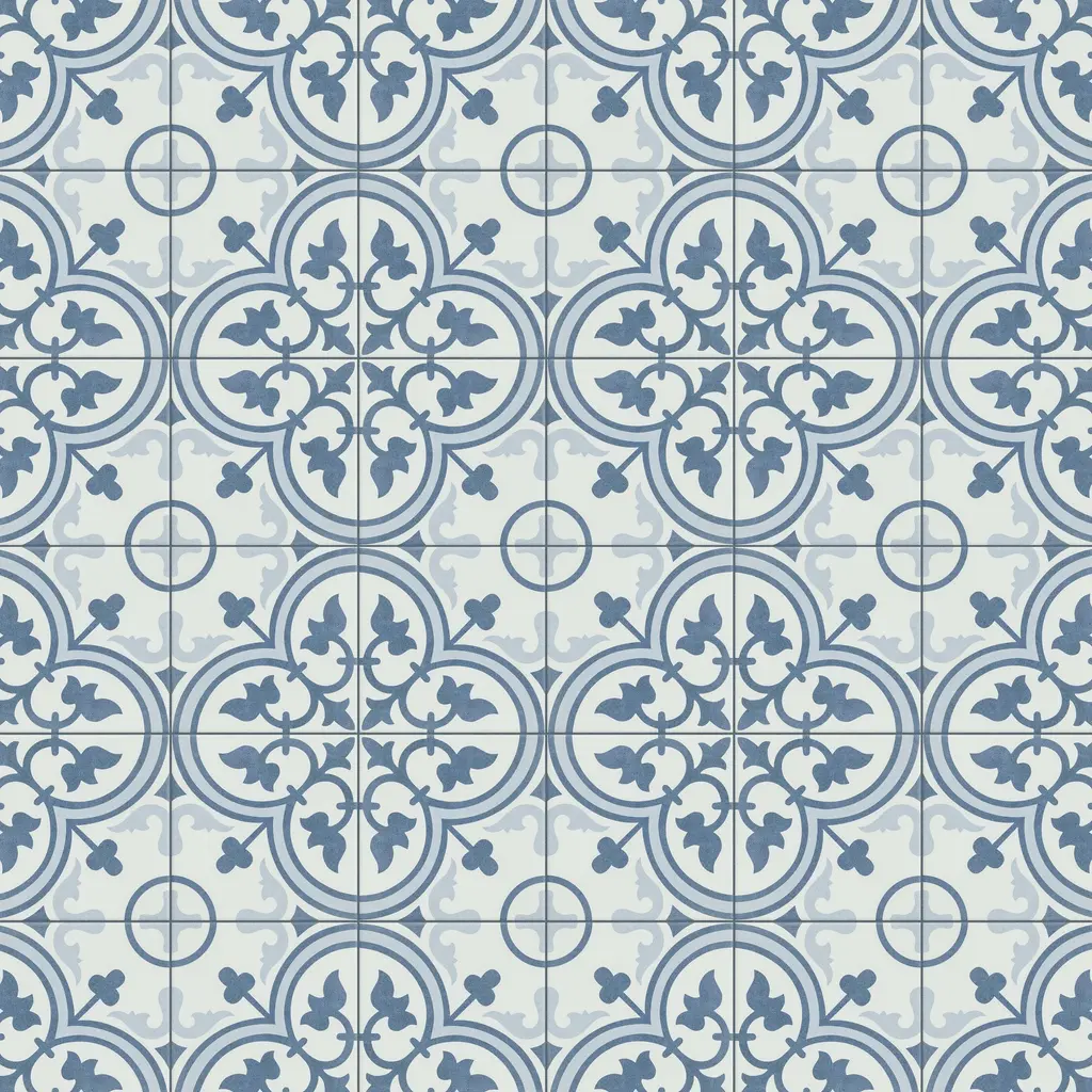 Merola Tile Arte Crystal 9-3/4" X 9-3/4" Porcelain Floor And Wall Tile - Sample Swatch - Blue