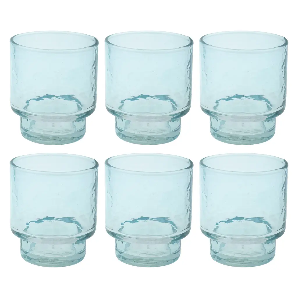 Karma Catalina Stacking Glass Set - Multi - Set Of 6