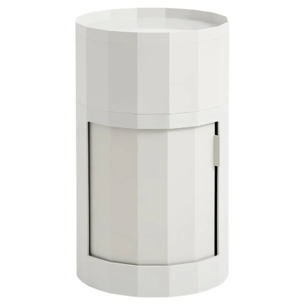 Facet Cabinet High, Misty Grey, Abs By Stefan Scholten For Hay