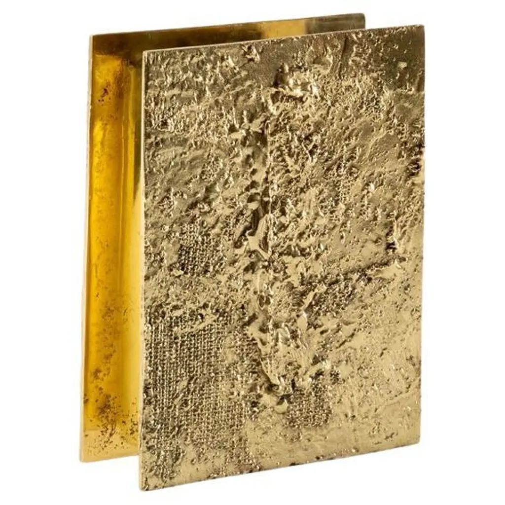 Moonwalk Vase Mw06, Bronze Cast Vase, Lunar Edition