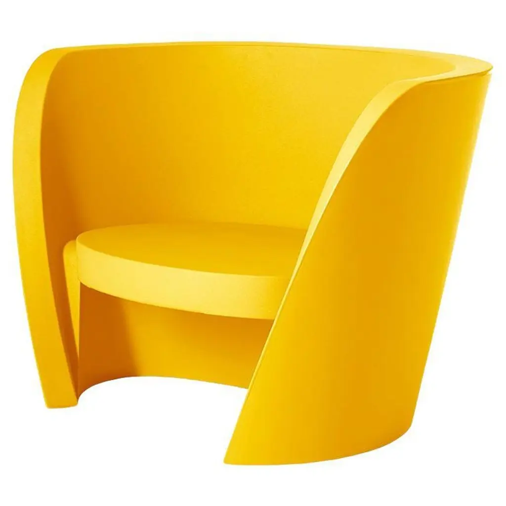 Saffron Yellow Rap Chair By Karim Rashid