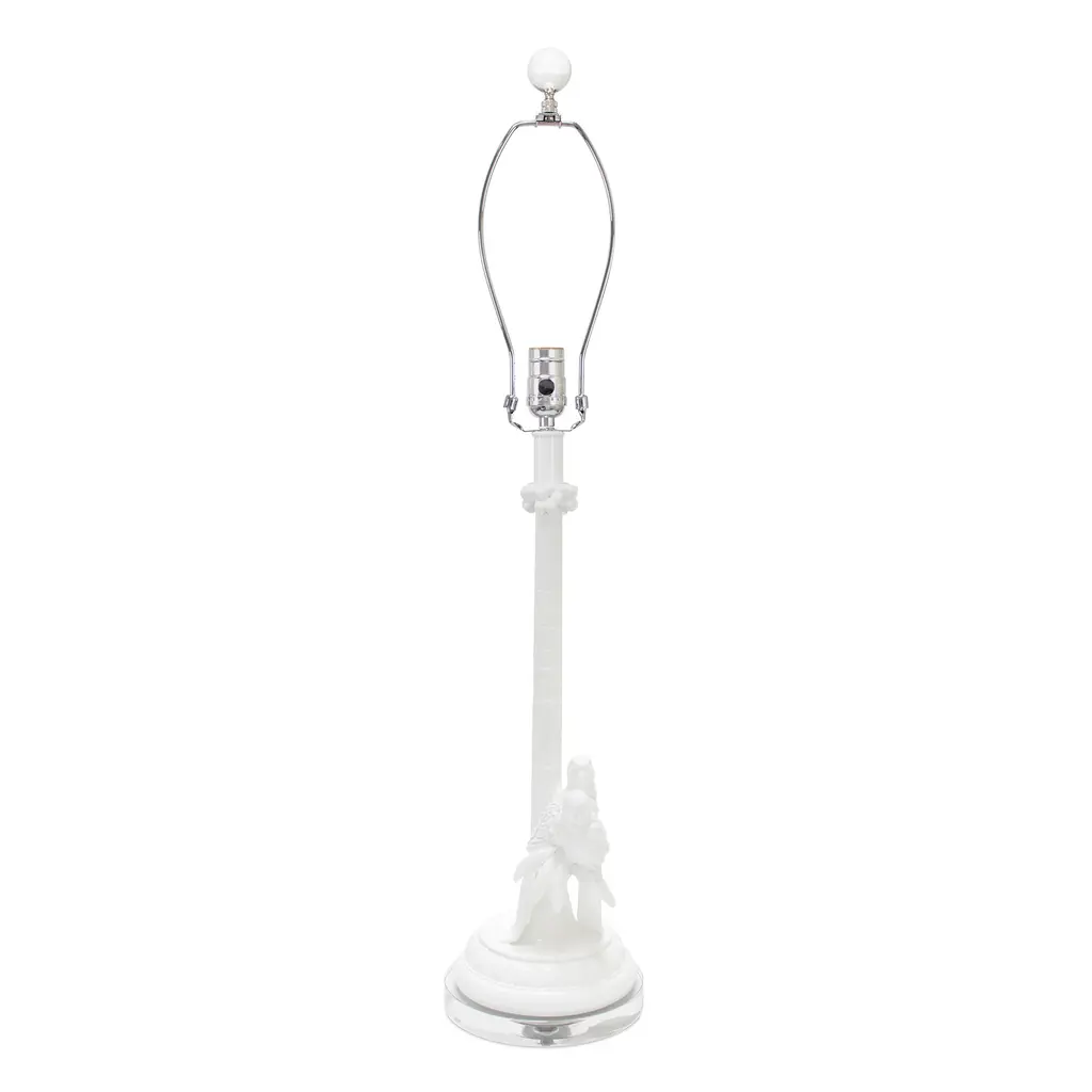 Couture Lighting Parrot + Palm Table Lamp Base Only