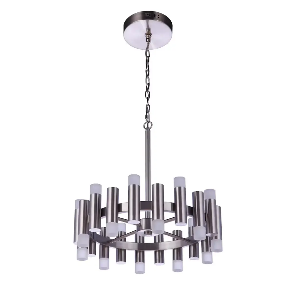 Craftmade Lighting Simple Lux 20 - Light Chandelier In  Brushed Polished Nickel