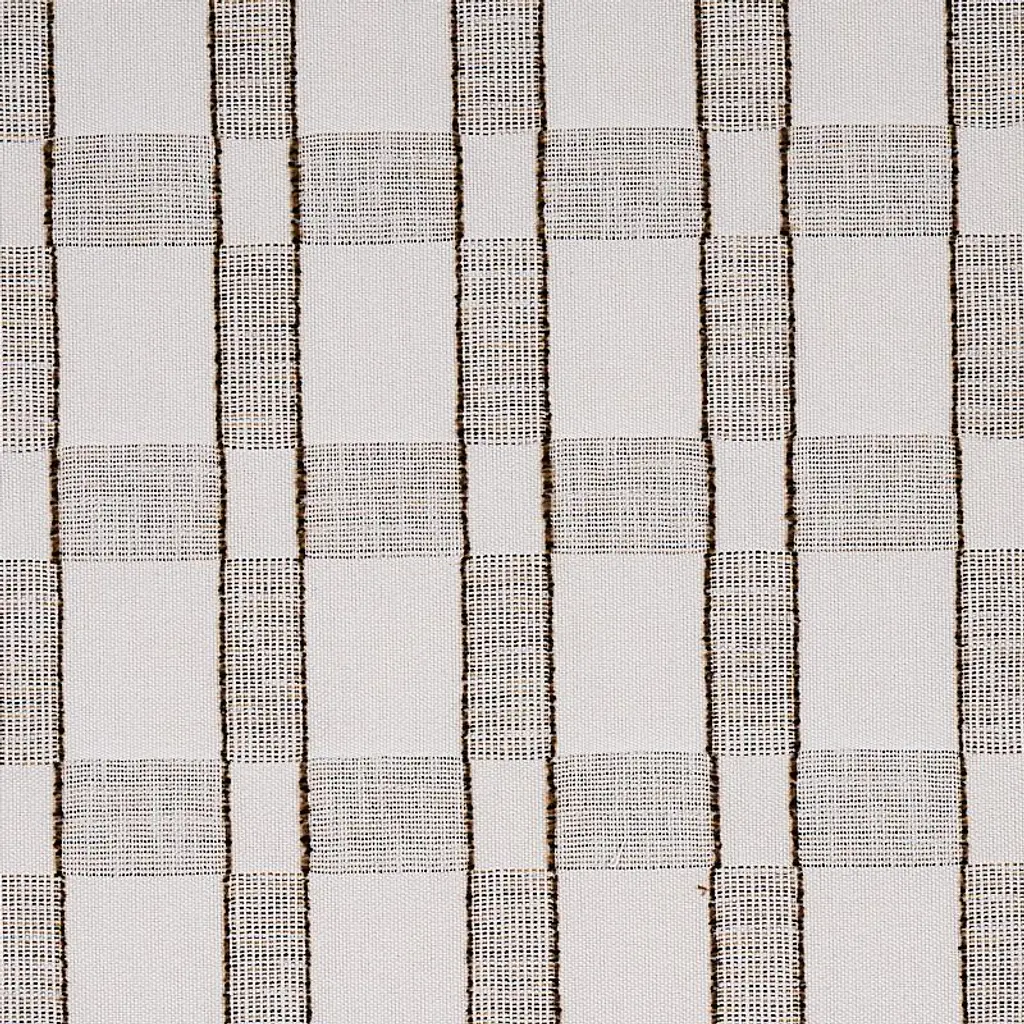 Schumacher Elko Plaid Fabric In Straw