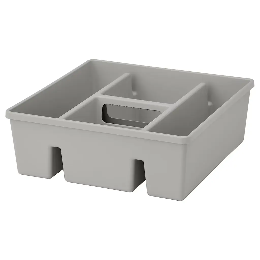 Fånggröda Insert With Compartments - Light Gray 11 3⁄4x11 3⁄4x4 1⁄4 "