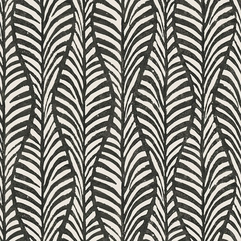 Woodcut Palm Wallpaper