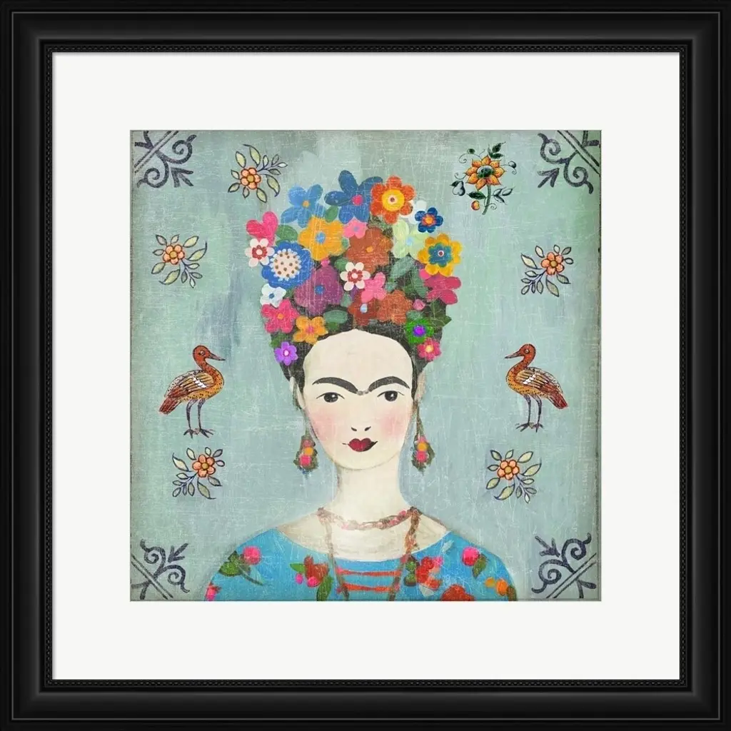 Aimee Wilson 'Farida' Framed Art - Plastic - Black