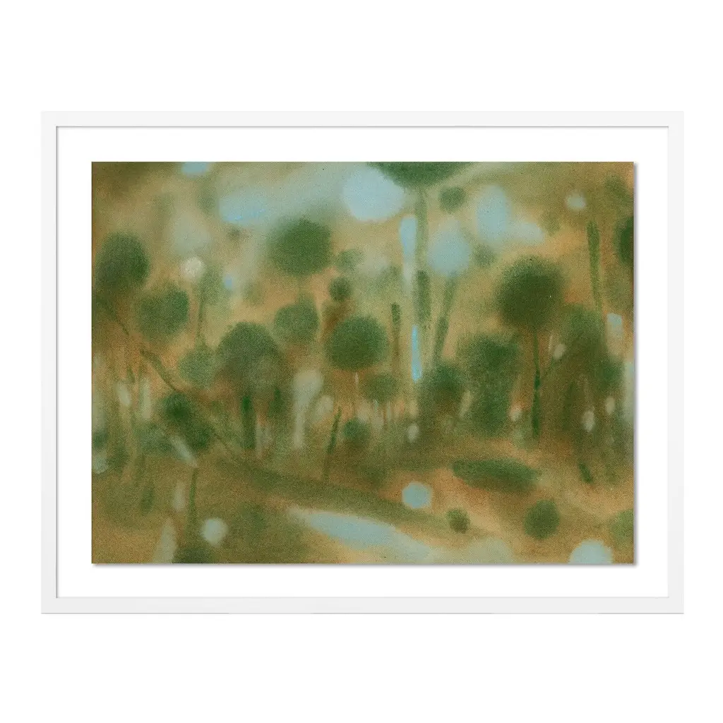 Laura Roebuck Through The Forest 2 Painting, Framed Paper